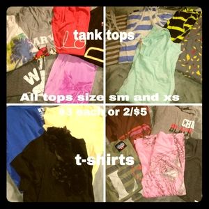 Women's t-shirts and tank tops